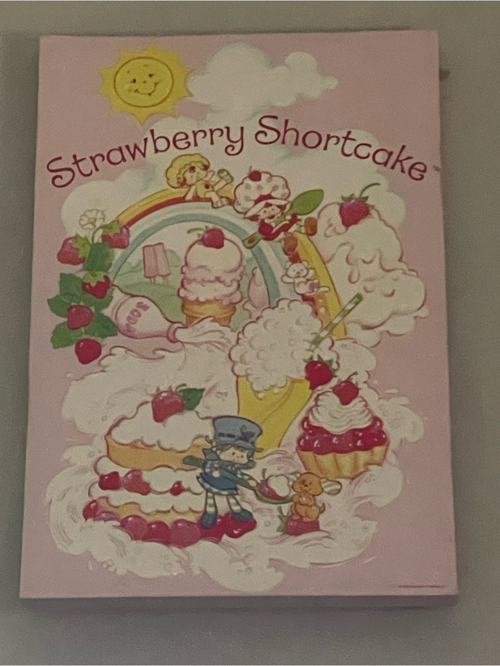 Homer Laughlin Strawberry Shortcake Pink and Red Wall Art